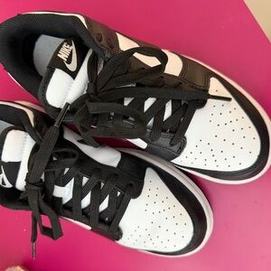 Nike Kids Dunks Black and White Sneakers